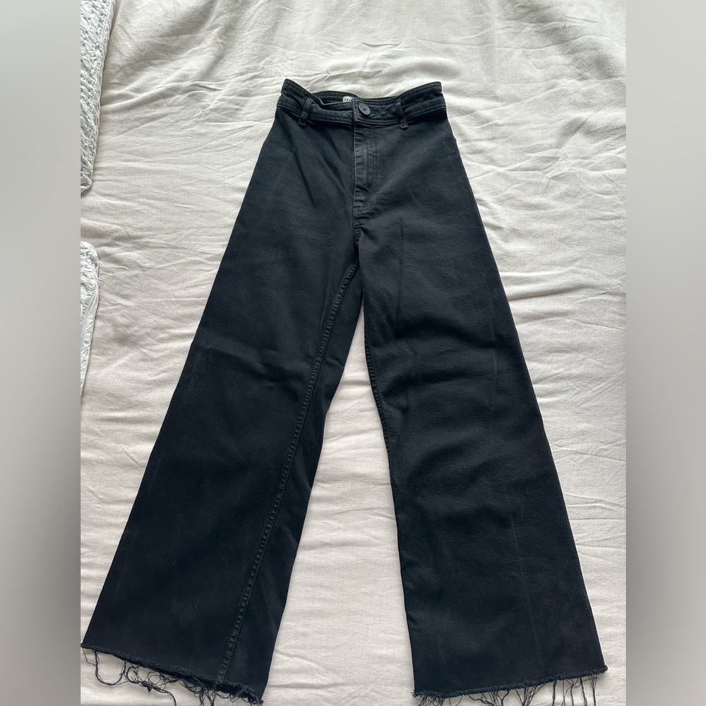 Zara Black Jeans | The Marine Straight
